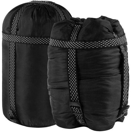 Alpinus Sac de couchage Classic 1050 (Left) - Noir/Orange