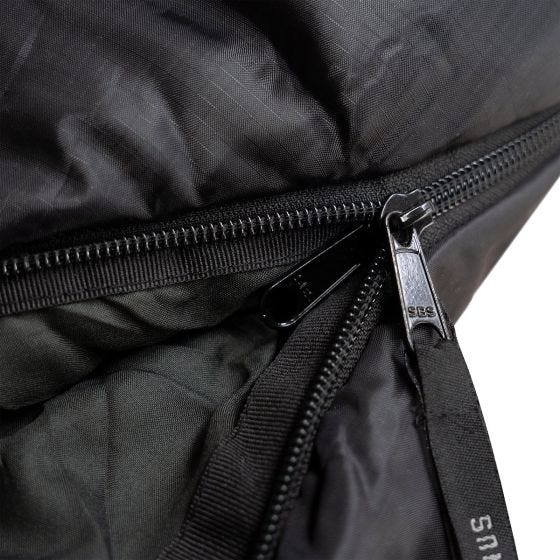 Alpinus Sac de couchage Classic 1250 (Right) - Noir/Rouge
