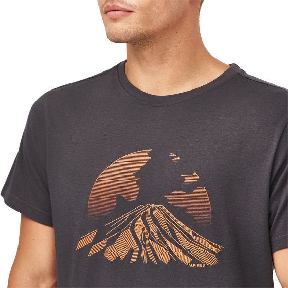 Alpinus T-shirt Active Etna - graphite