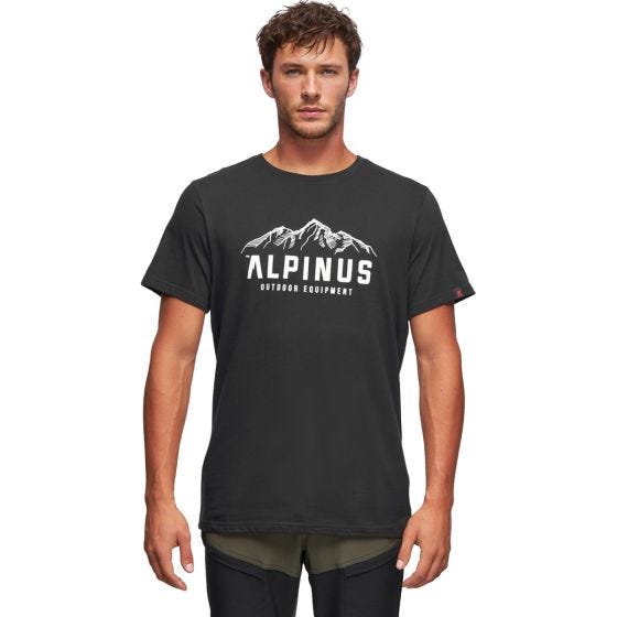 Alpinus T-shirt Homme Mountains Active - Noir