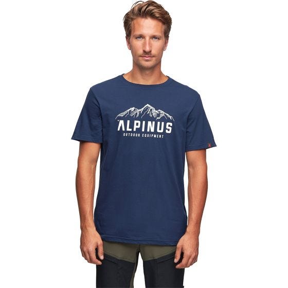 Alpinus T-shirt Homme Mountains Active - Bleu