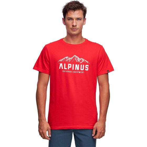 Alpinus T-shirt Homme Mountains Active - Rouge