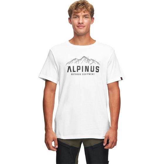 Alpinus T-shirt Homme Mountains Active - Blanc
