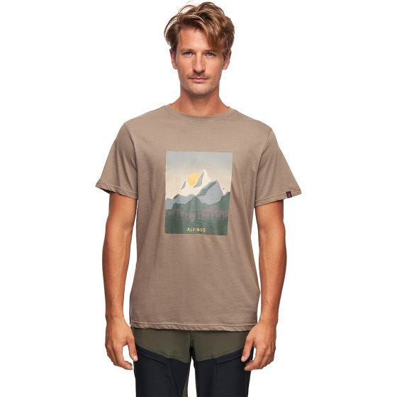 Alpinus T-shirt Active Numbur - beige