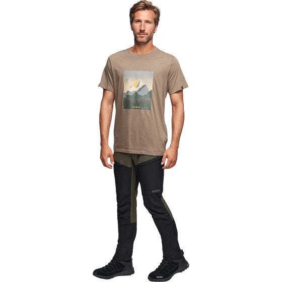 Alpinus T-shirt Active Numbur - beige