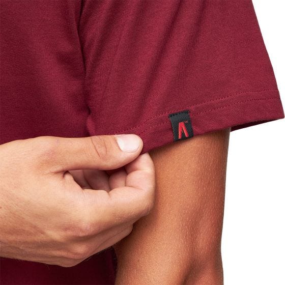 Alpinus T-shirt Active Homme Polaris II - bordeaux