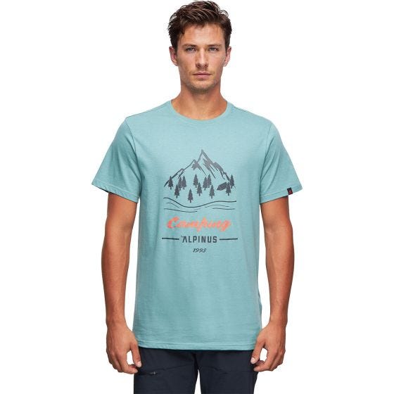 Alpinus T-shirt Active Homme Polaris - Mint