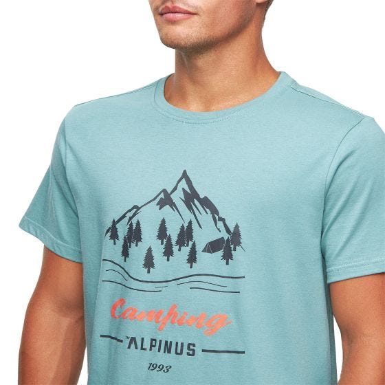 Alpinus T-shirt Active Homme Polaris - Mint