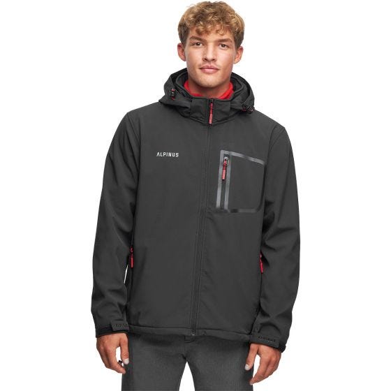 Alpinus Veste Softshell City Homme Stenshuvud - Noir