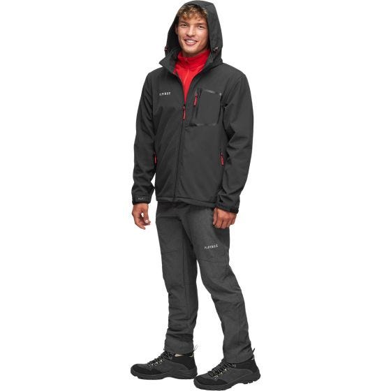 Alpinus Veste Softshell City Homme Stenshuvud - Noir