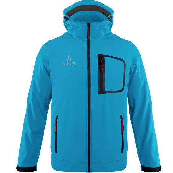 Alpinus Veste Softshell City Homme Stenshuvud - Bleu