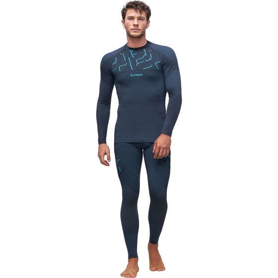 Alpinus Ensemble de sous-vêtements Homme Outdoor Gausdal - Graphite Blue