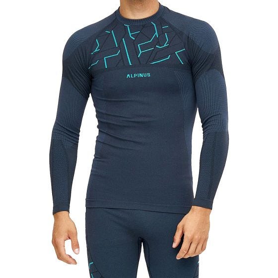 Alpinus Ensemble de sous-vêtements Homme Outdoor Gausdal - Graphite Blue