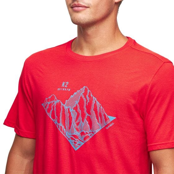 Alpinus T-shirt Tactical Skilbrum - Rouge