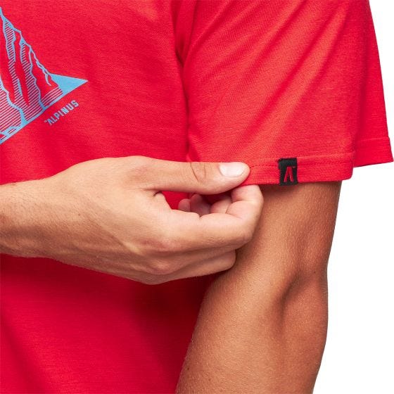 Alpinus T-shirt Tactical Skilbrum - Rouge