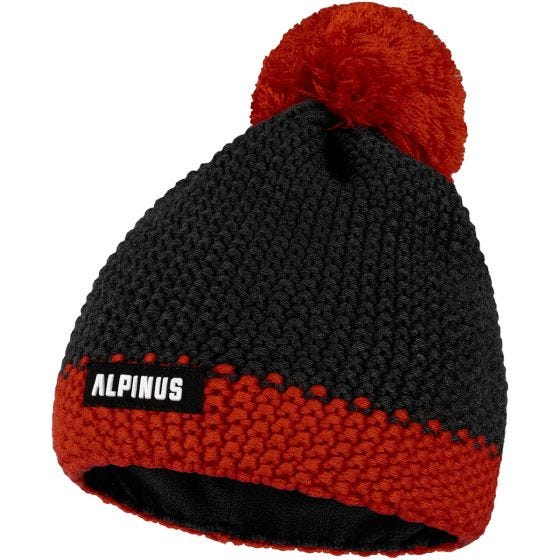 Alpinus Chapeau d'hiver Tactical Mutenia - Black-Red
