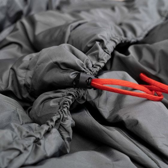 Alpinus Sac de couchage Primalight 1000 (Left) - vert