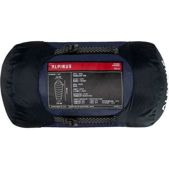 Alpinus Sac de couchage Primalight 800 (Right) - Navy