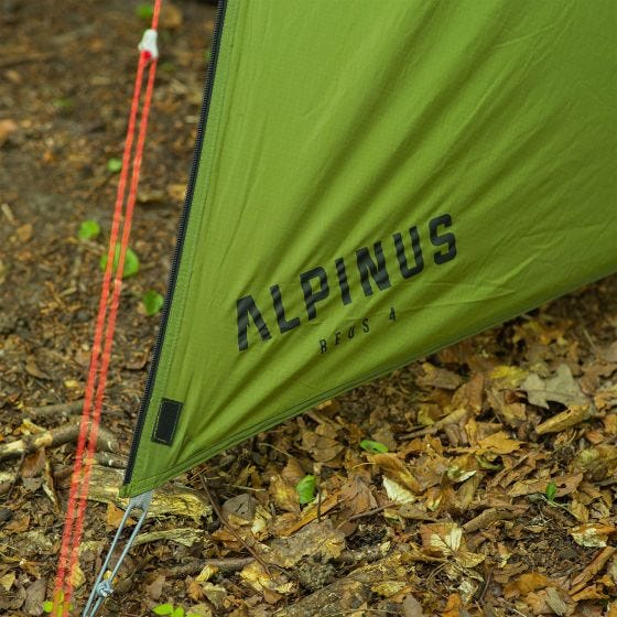 Alpinus Tente REUS 4 - vert