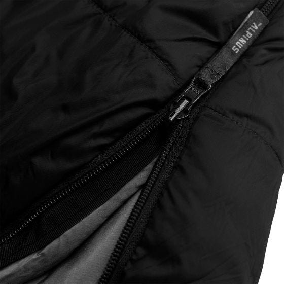 Alpinus Sac de couchage Survival 1100 (Left) - Noir