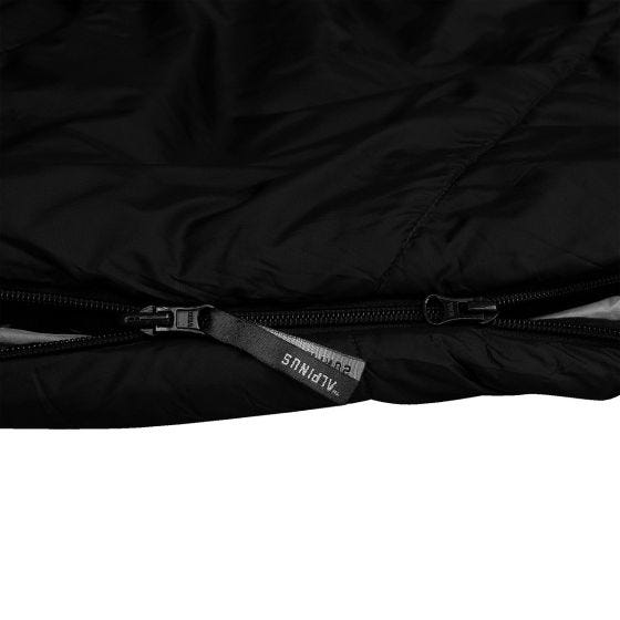 Alpinus Sac de couchage Survival 1100 (Left) - Noir