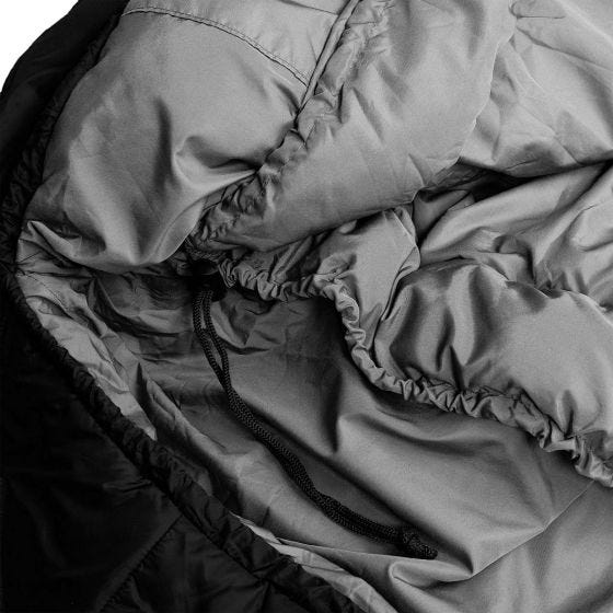 Alpinus Sac de couchage Survival 1100 (Left) - Noir