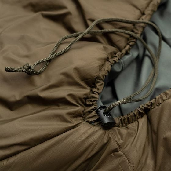 Alpinus Sac de couchage Survival 1300 (Right) - vert
