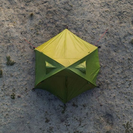 Alpinus Tente VELEBIT 2 ALU - vert