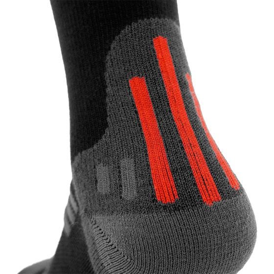 Alpinus Chaussettes de randonnée Valletto Merino Coolmax - Noir