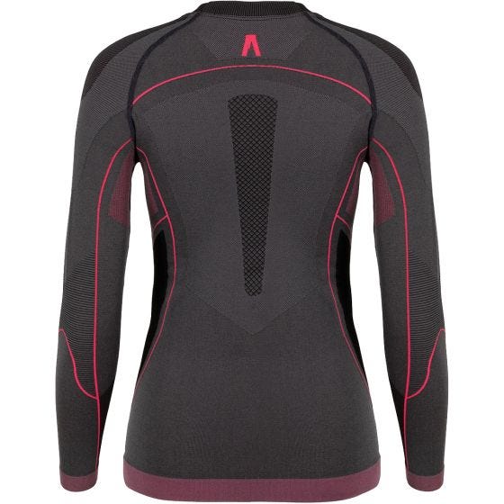 Alpinus Haut de sous-couche Femme Outdoor Mora - Graphite Pink
