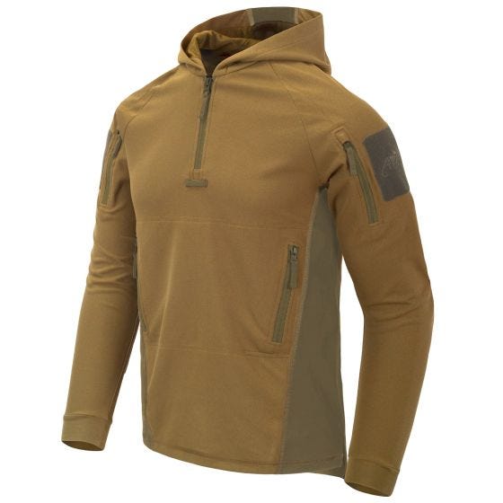 Helikon Sweat à capuche Range TopCool - Coyote/Adaptive Green