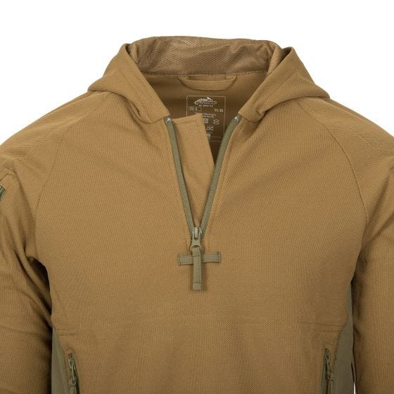 Helikon Sweat à capuche Range TopCool - Coyote/Adaptive Green