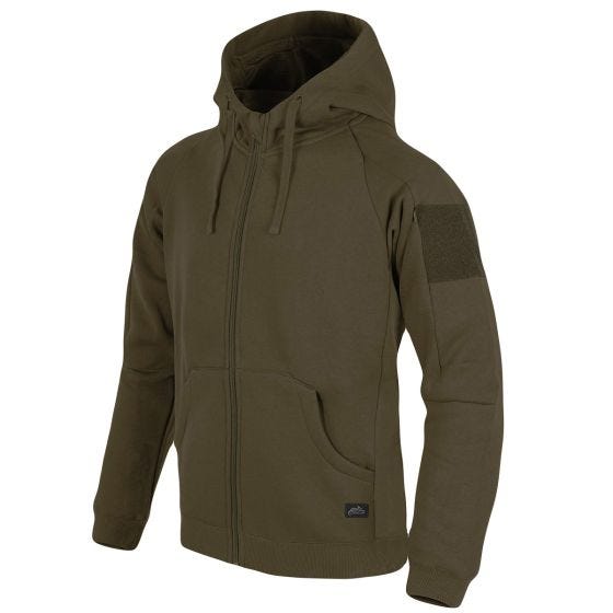 Helikon Sweatshirt à capuche zippé sur toute la longueur Urban Tactical Lite - vert