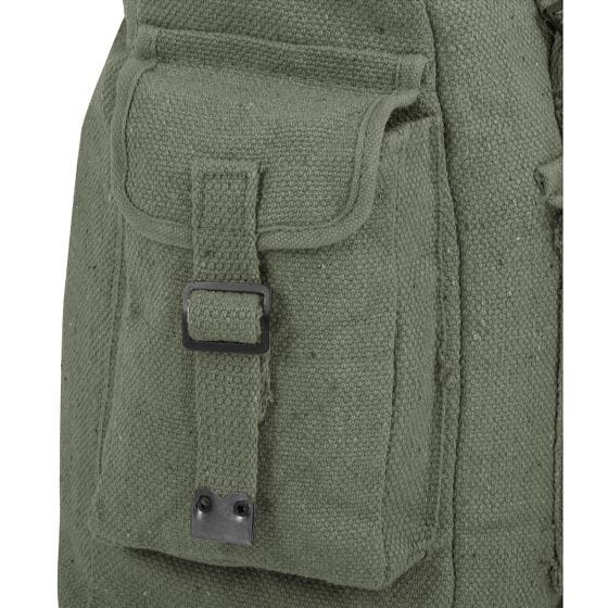 Highlander Grand sac à dos tissé à poches vert olive