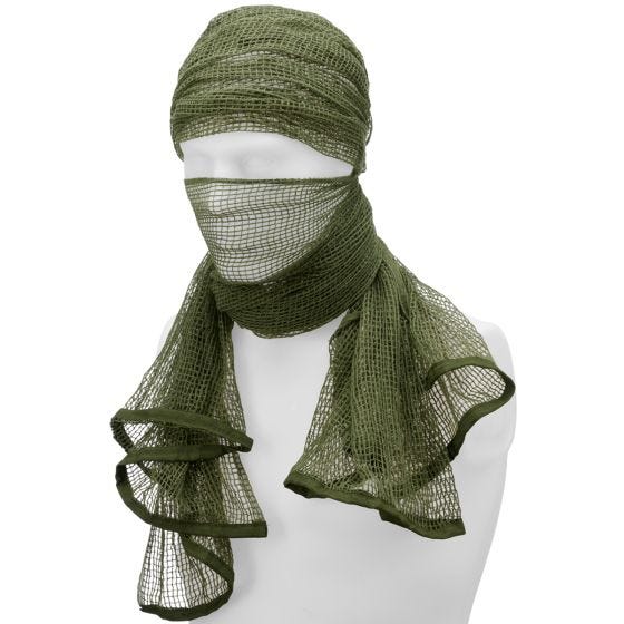 Brandit Écharpe en filet Commando - Olive