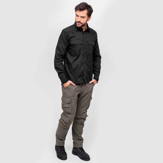 Brandit Chemise en flanelle - Noir