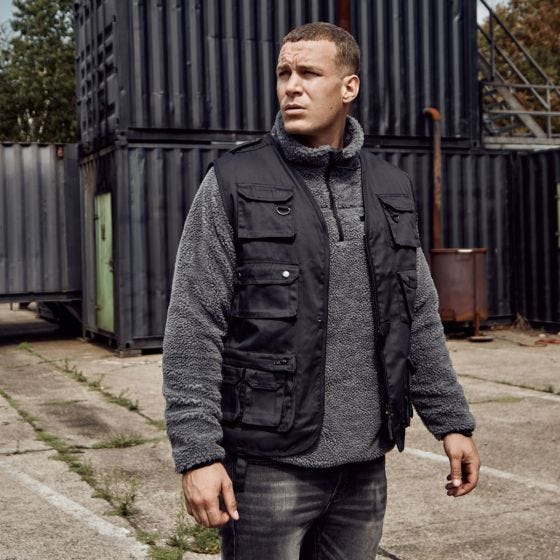 Brandit Gilet Hunting - Noir