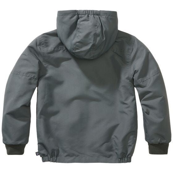 Brandit Veste Enfants Windbreaker Front Zip - anthrazit
