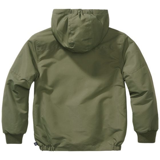 Brandit Veste Enfants Windbreaker Front Zip - Olive