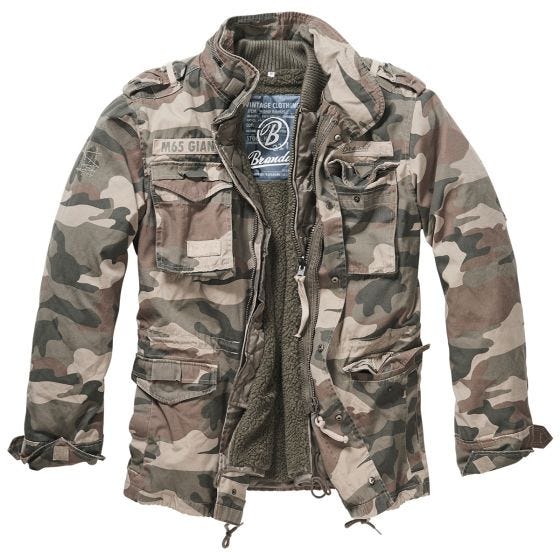Brandit Veste M-65 Giant Light Woodland