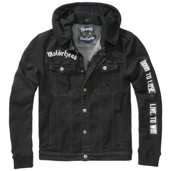 Brandit Veste en jean Motörhead Cradock - Noir