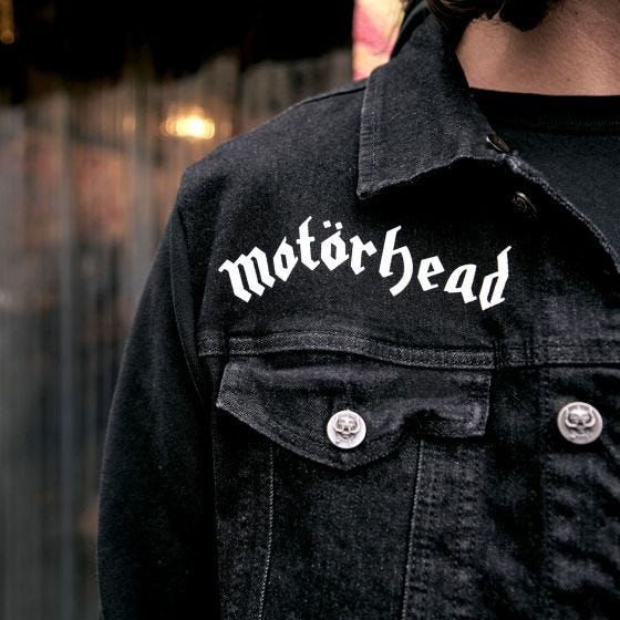 Brandit Veste en jean Motörhead Cradock - Noir