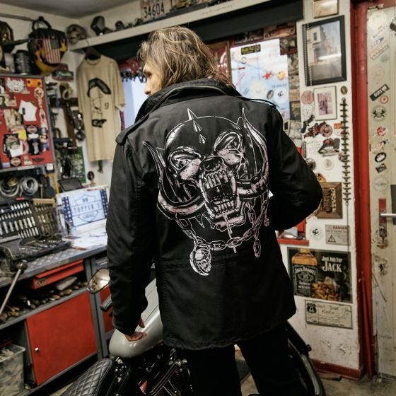 Brandit Veste Motörhead M65 - Noir