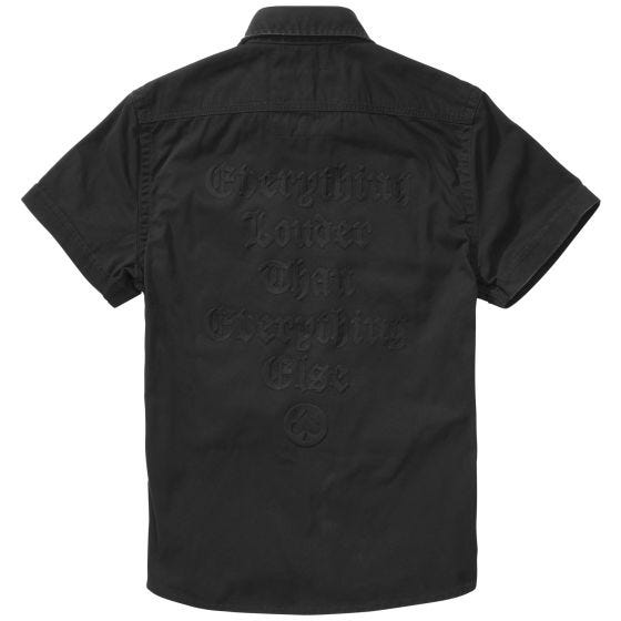 Brandit Chemise à manches courtes Motörhead Vintage - Noir