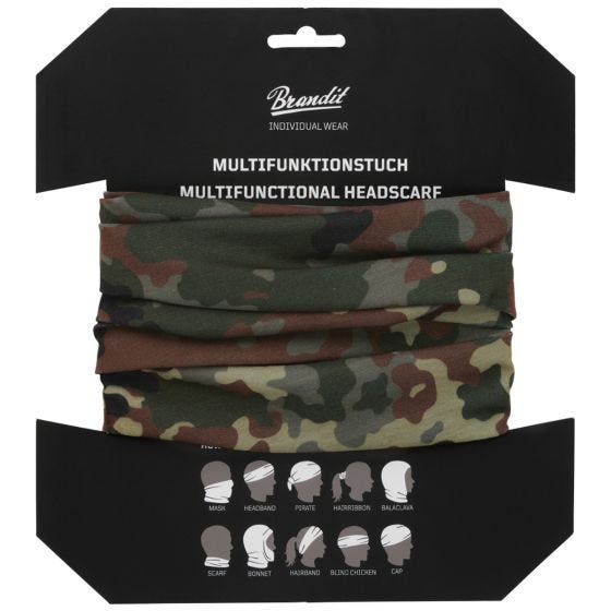 Brandit Tour de cou Multifunctional - Flecktarn