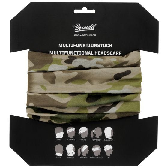 Brandit Tour de cou Multifunctional - Tactical Camo