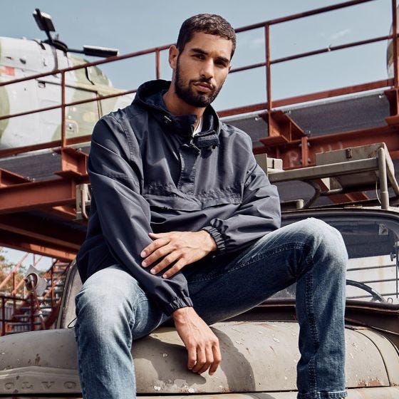 Brandit Coupe-vent pour l'été - Navy