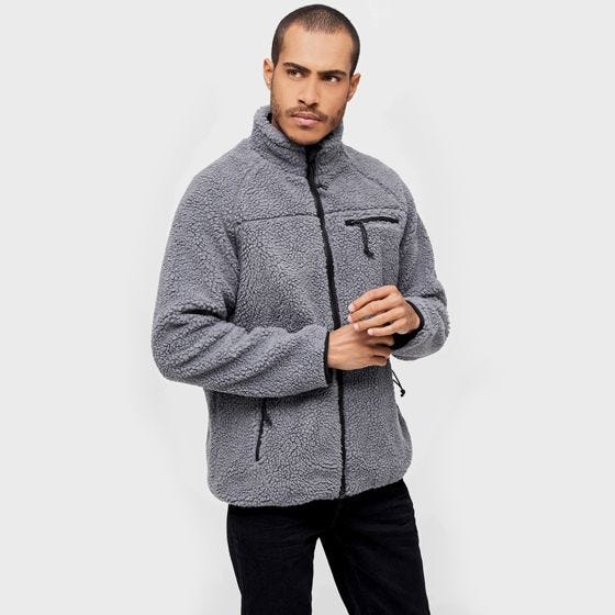 Brandit Veste Teddyfleece - anthracite
