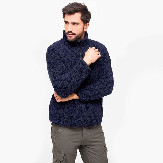 Brandit Veste Teddyfleece - Navy