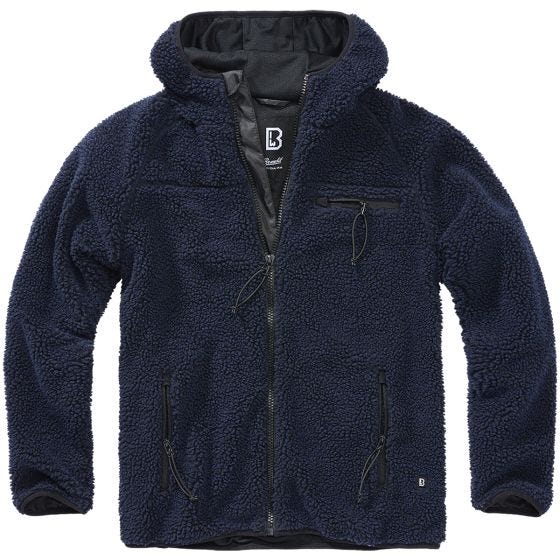 Brandit Veste Teddyfleece Worker - Navy